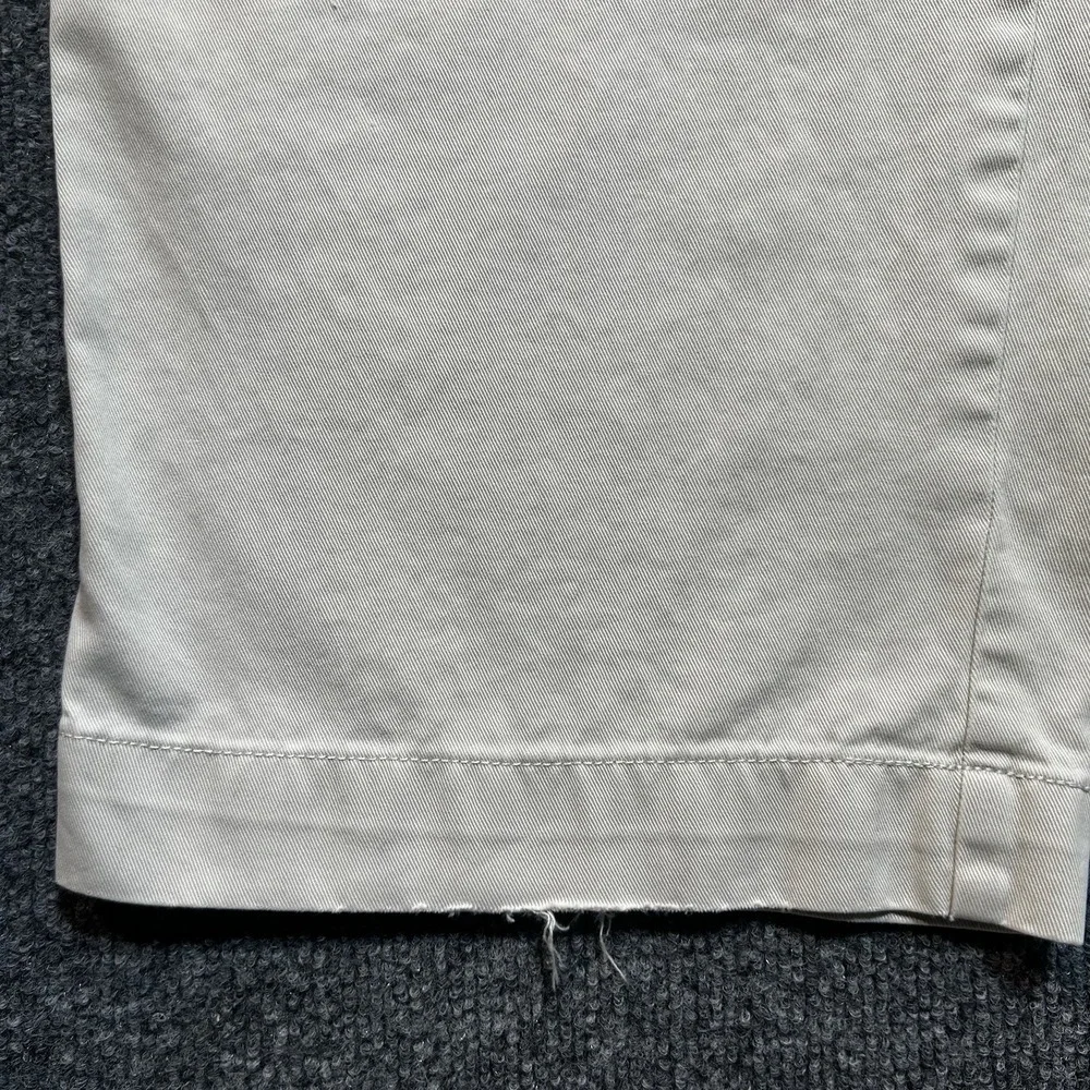 Vtg Polo Ralph Lauren Preston Chino Pants 42x30 Khaki Flat Front Cotton Twill